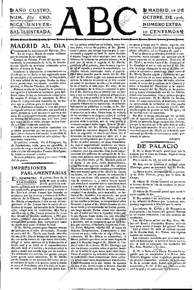 ABC MADRID 26-10-1906 página 3