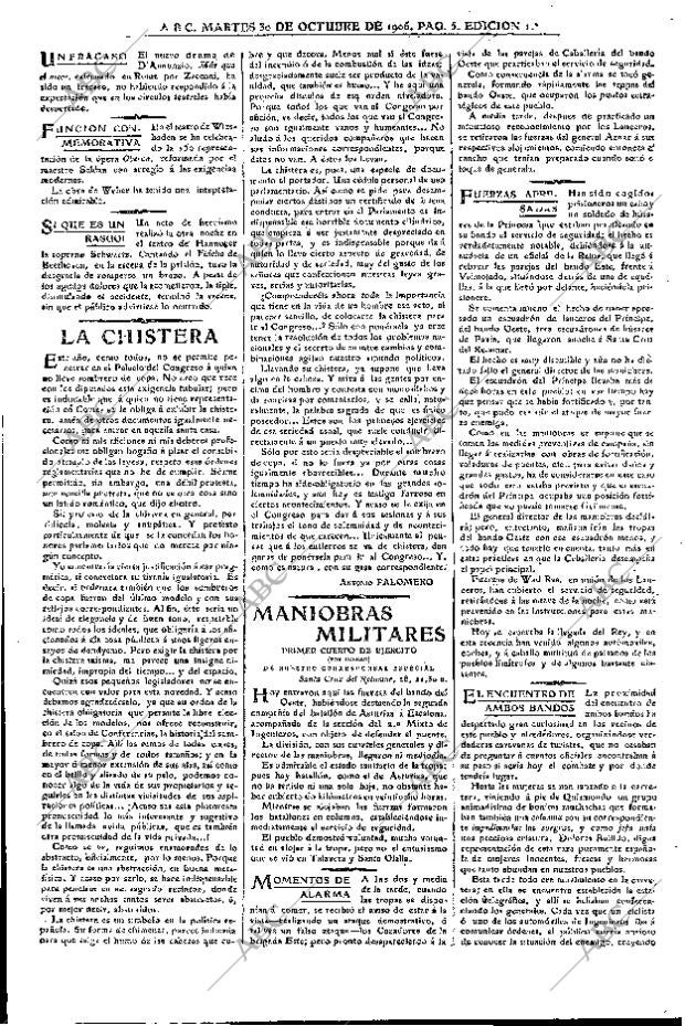 ABC MADRID 30-10-1906 página 5