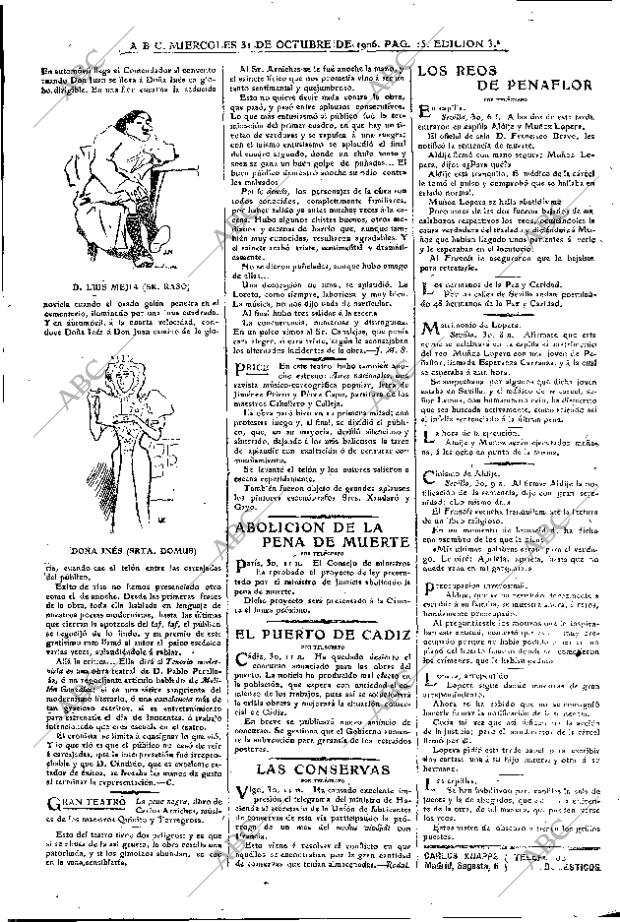 ABC MADRID 31-10-1906 página 15