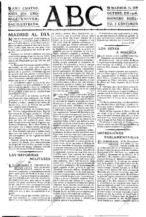 ABC MADRID 31-10-1906 página 5