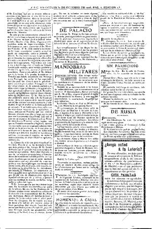 ABC MADRID 31-10-1906 página 6