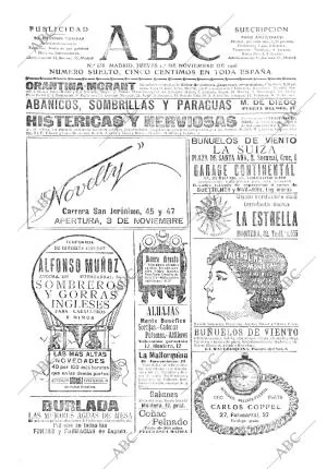 ABC MADRID 01-11-1906 página 1