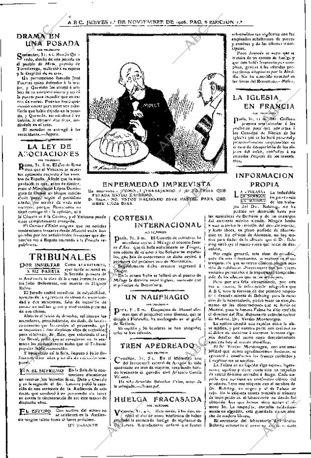 ABC MADRID 01-11-1906 página 8