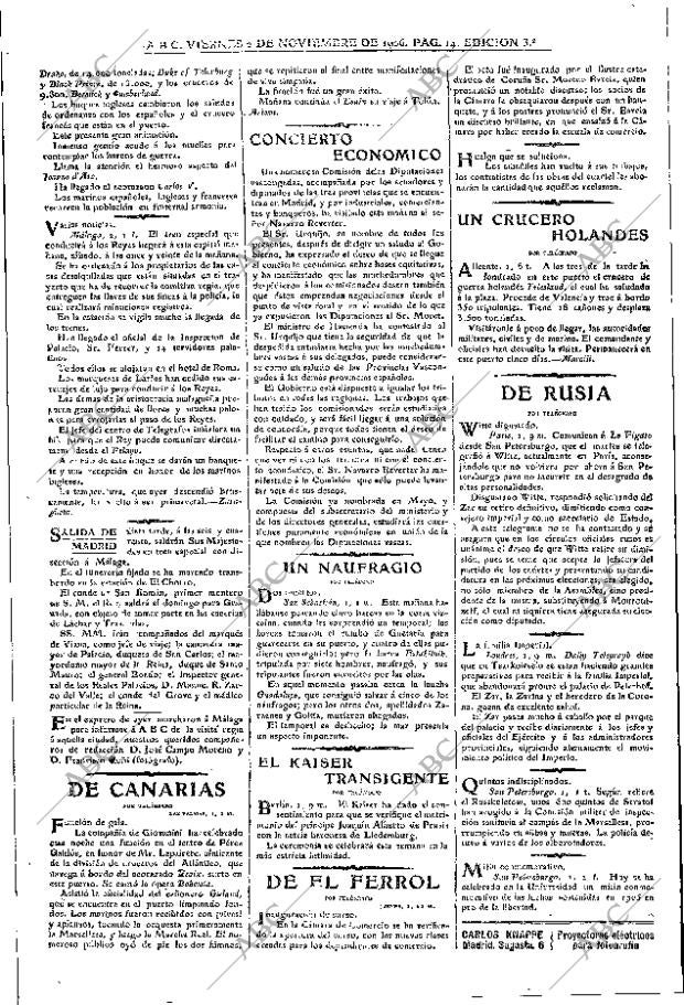 ABC MADRID 02-11-1906 página 14