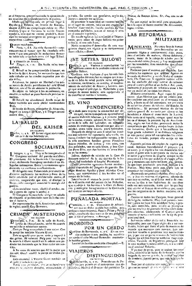 ABC MADRID 02-11-1906 página 6