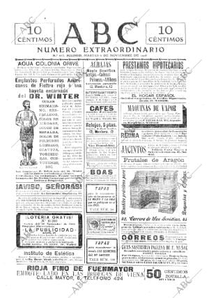 ABC MADRID 06-11-1906 página 1