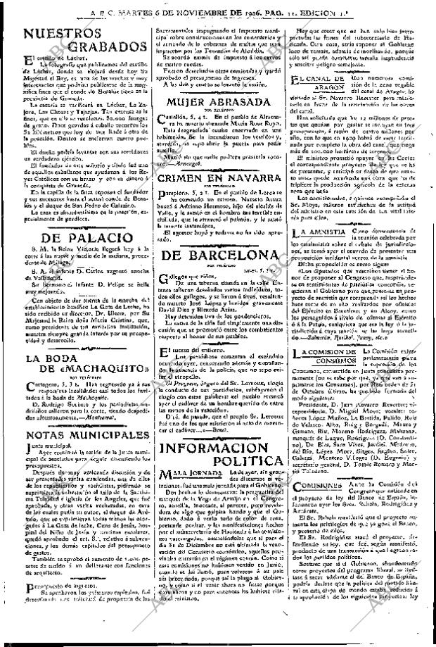 ABC MADRID 06-11-1906 página 11