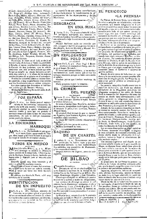 ABC MADRID 06-11-1906 página 6