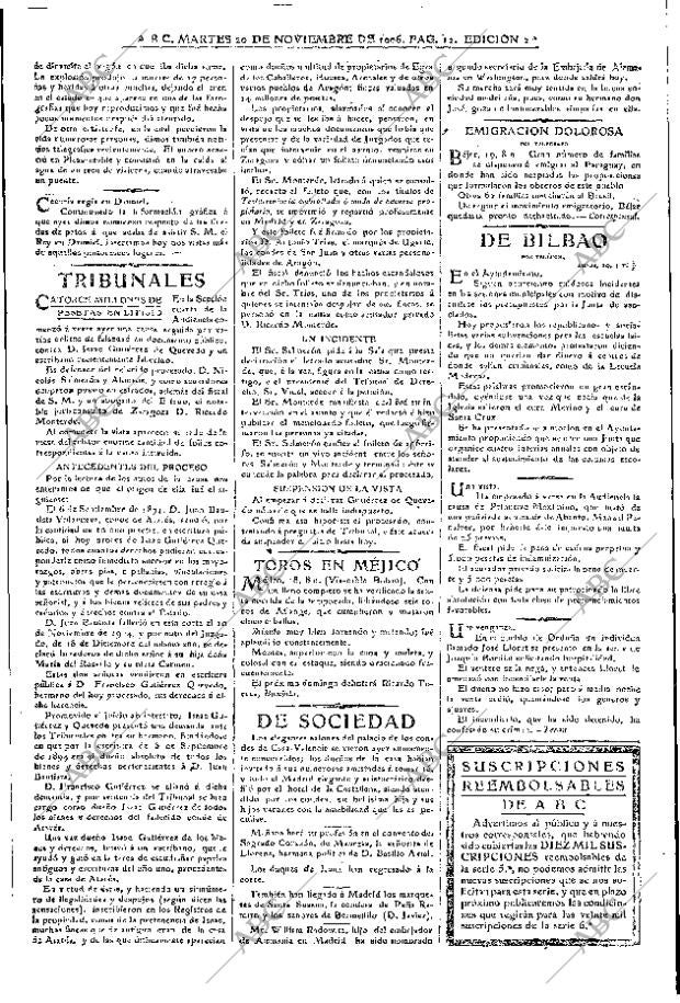 ABC MADRID 20-11-1906 página 12