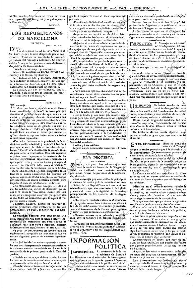 ABC MADRID 23-11-1906 página 11