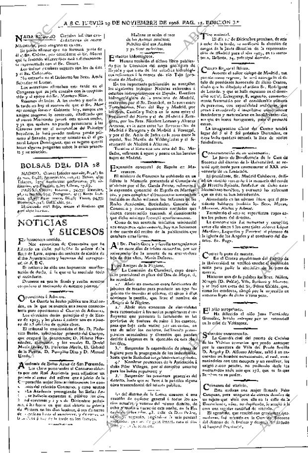 ABC MADRID 29-11-1906 página 12