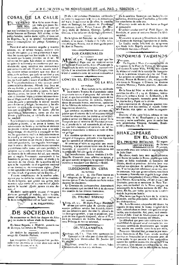 ABC MADRID 29-11-1906 página 7