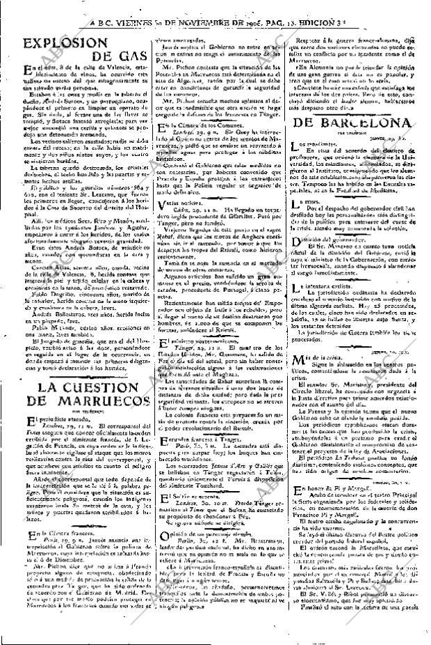 ABC MADRID 30-11-1906 página 13