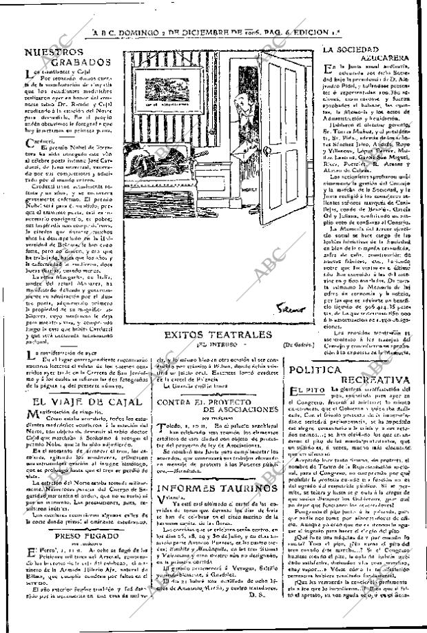 ABC MADRID 02-12-1906 página 6