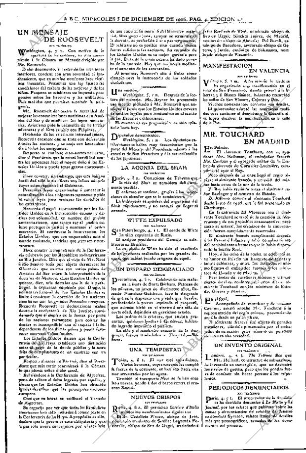 ABC MADRID 05-12-1906 página 4