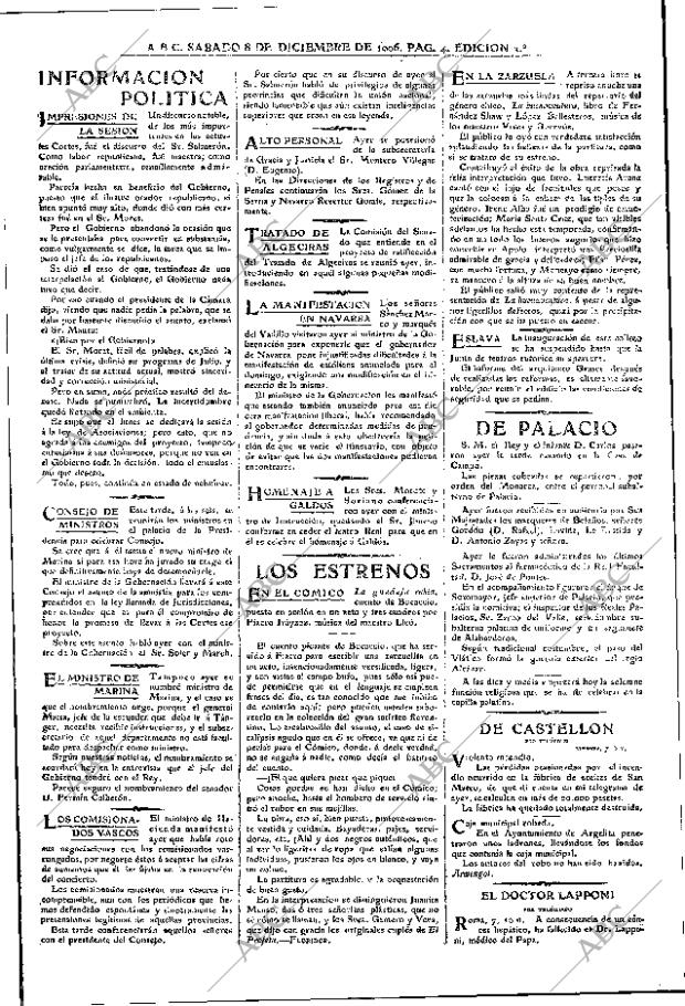 ABC MADRID 08-12-1906 página 4