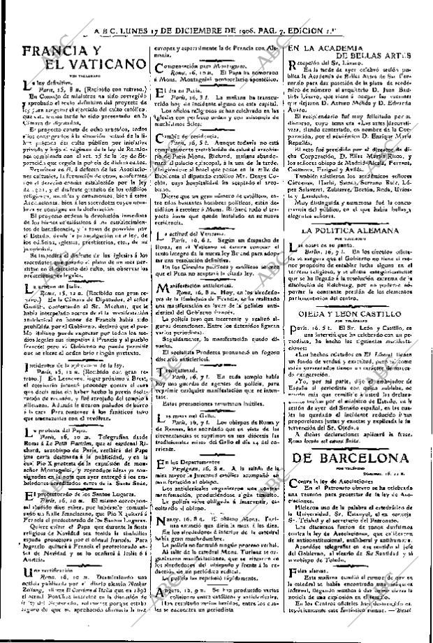 ABC MADRID 17-12-1906 página 7