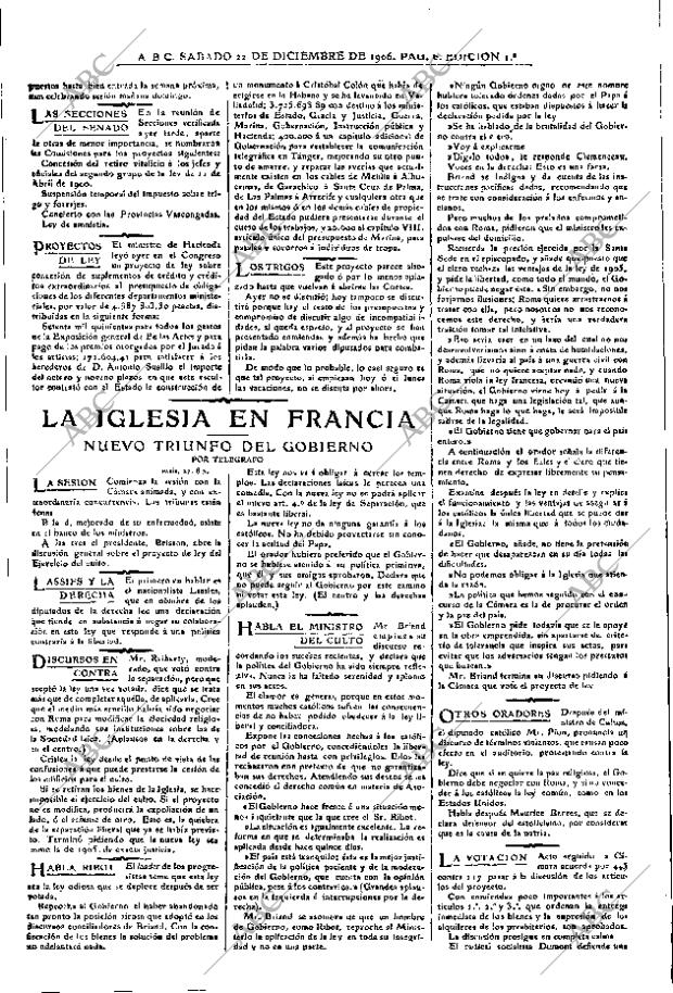 ABC MADRID 22-12-1906 página 6