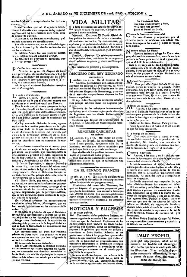 ABC MADRID 22-12-1906 página 7