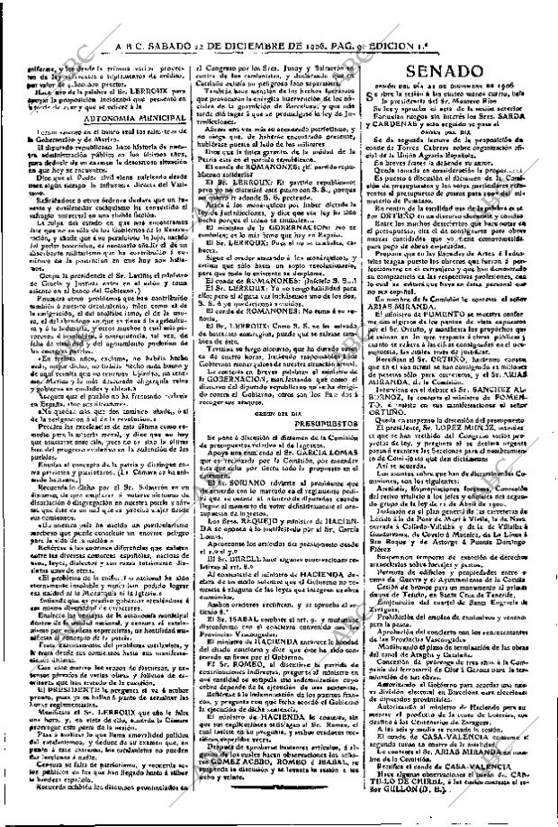 ABC MADRID 22-12-1906 página 9