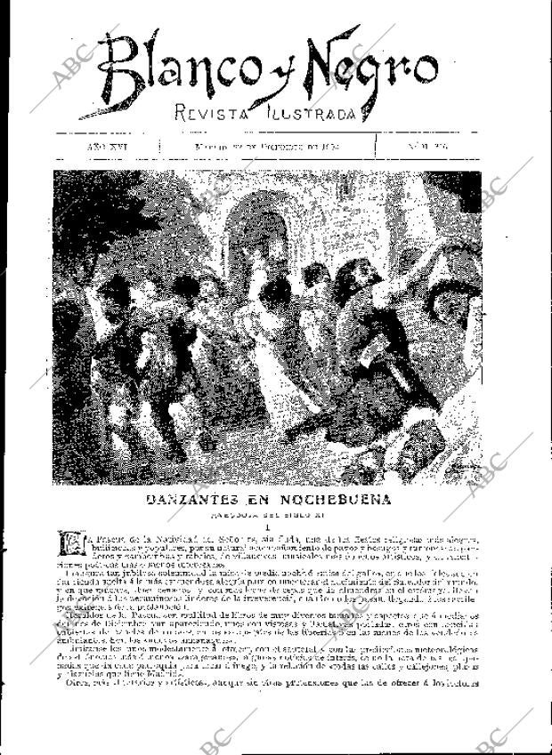 BLANCO Y NEGRO MADRID 22-12-1906 página 5