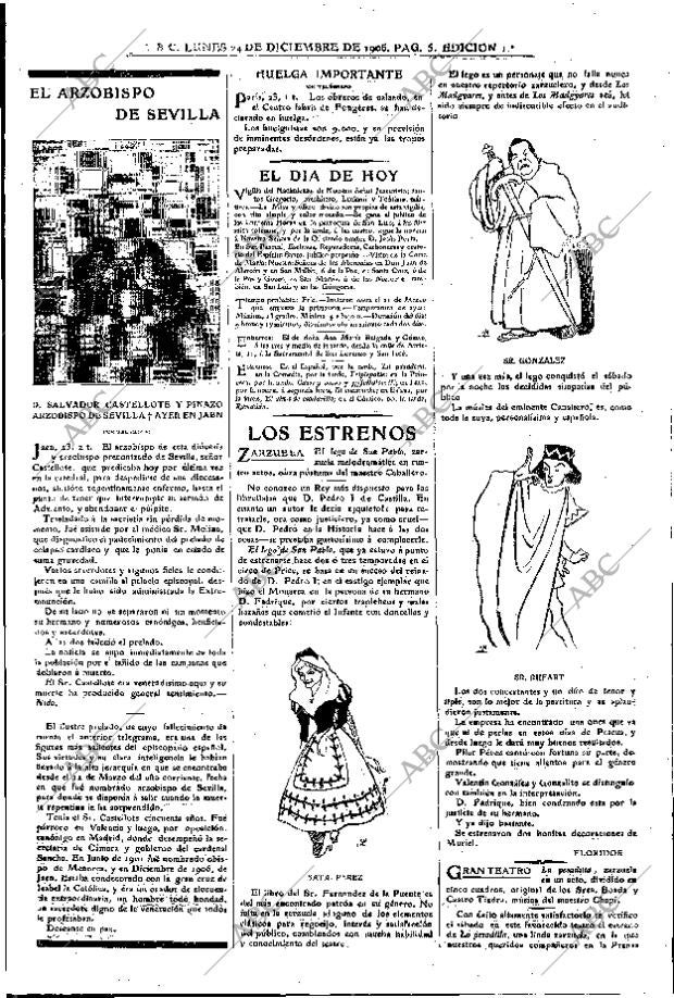 ABC MADRID 24-12-1906 página 5