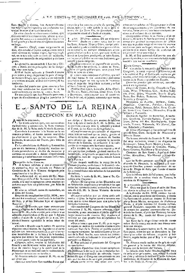 ABC MADRID 24-12-1906 página 6