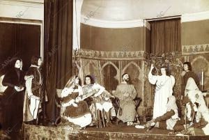 Fiesta infantil en el ateneo de Madrid - representación de la égloga de Juan de...