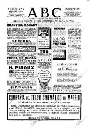 ABC MADRID 28-12-1906 página 1