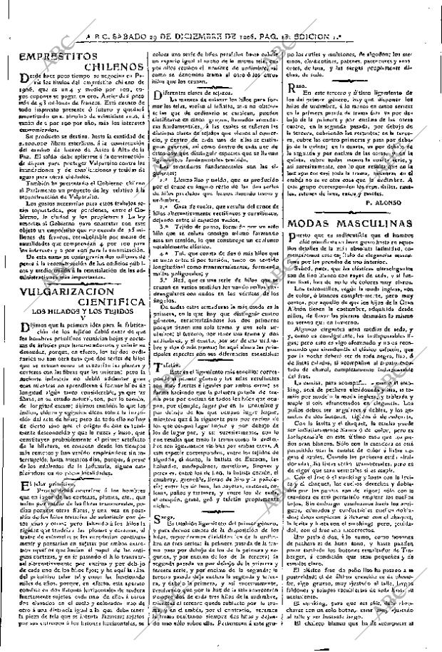 ABC MADRID 29-12-1906 página 13