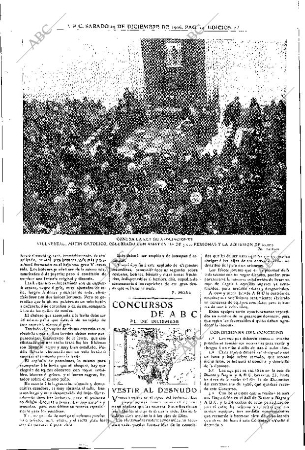 ABC MADRID 29-12-1906 página 14