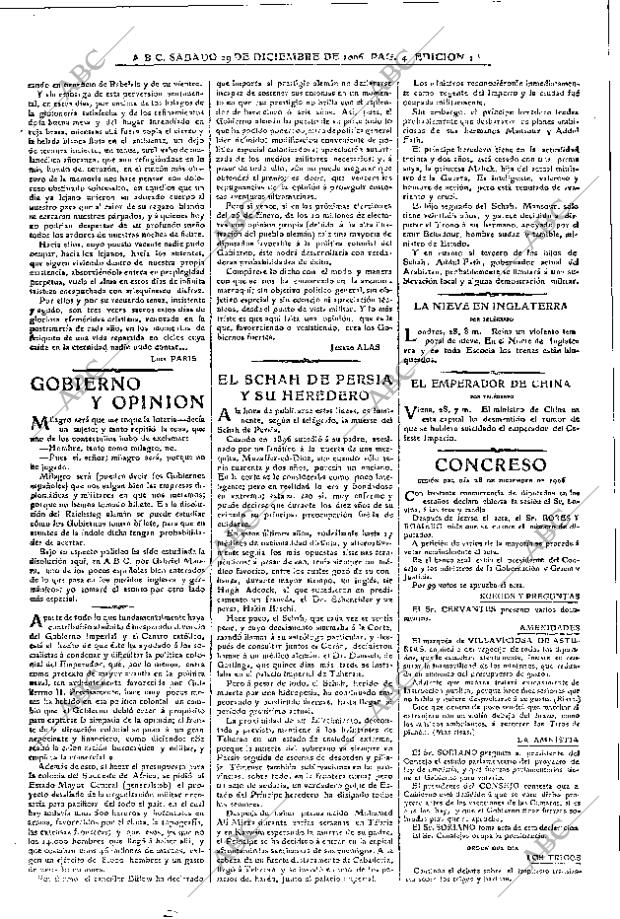 ABC MADRID 29-12-1906 página 4