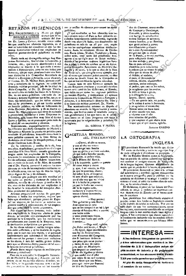 ABC MADRID 31-12-1906 página 9