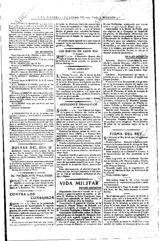 ABC MADRID 01-01-1907 página 9