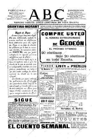 ABC MADRID 04-01-1907 página 1