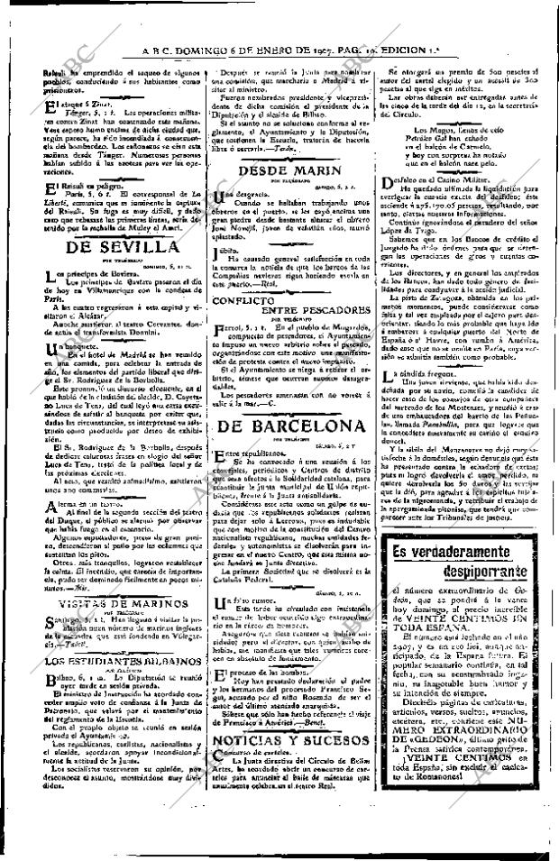 ABC MADRID 06-01-1907 página 10