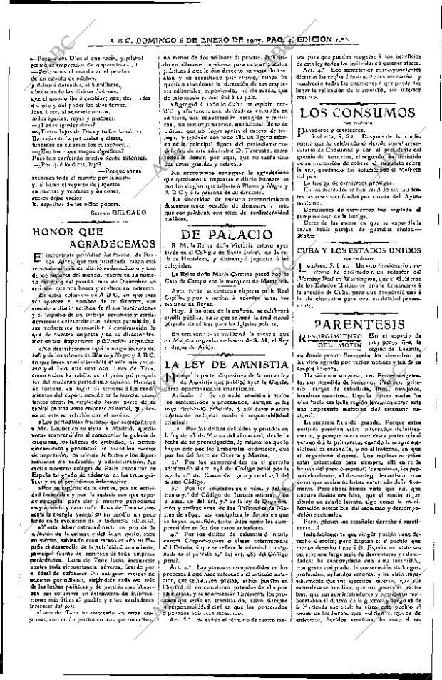 ABC MADRID 06-01-1907 página 4