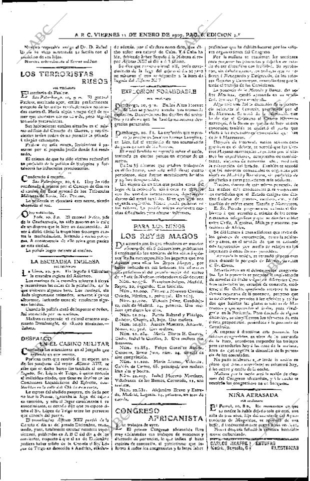ABC MADRID 11-01-1907 página 6