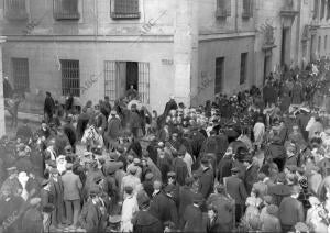 Las Fiestas de san Antón en Madrid aspecto que Ofrecía ayer la calle de...