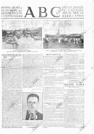 ABC MADRID 17-01-1907 página 1