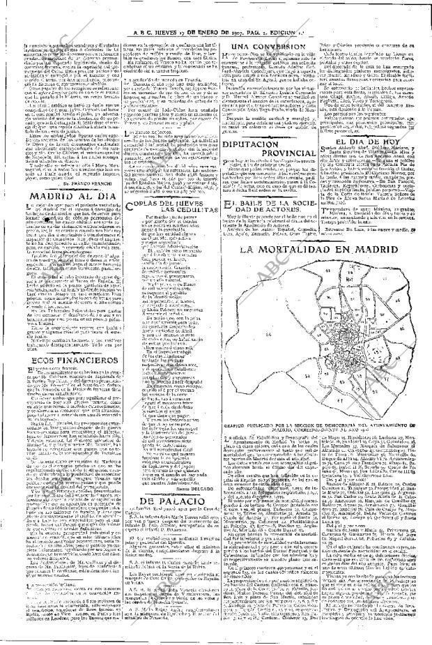 ABC MADRID 17-01-1907 página 2