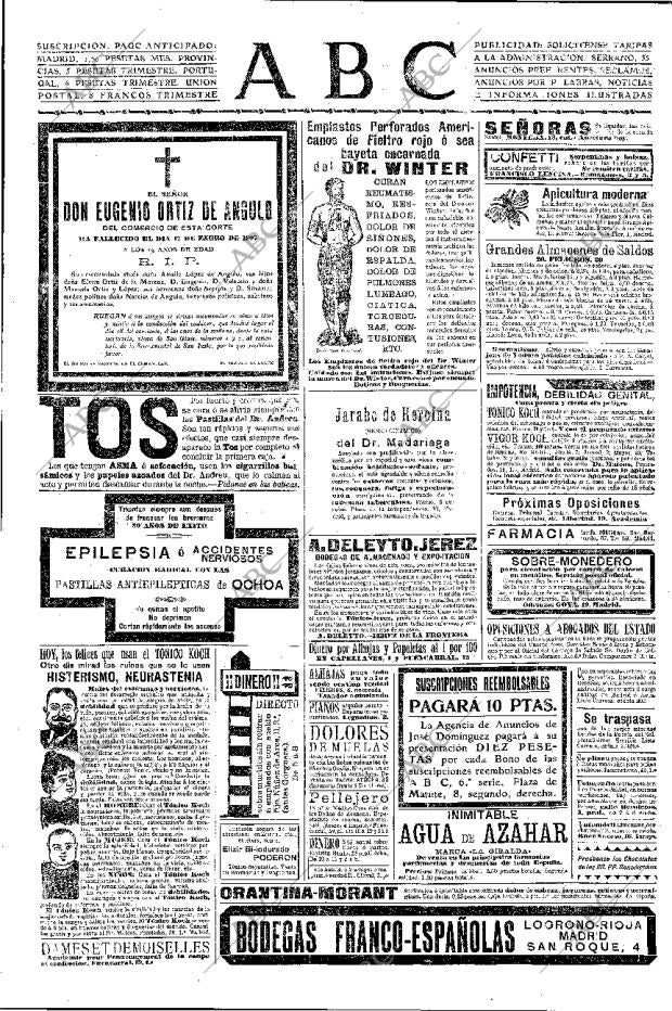 ABC MADRID 18-01-1907 página 6