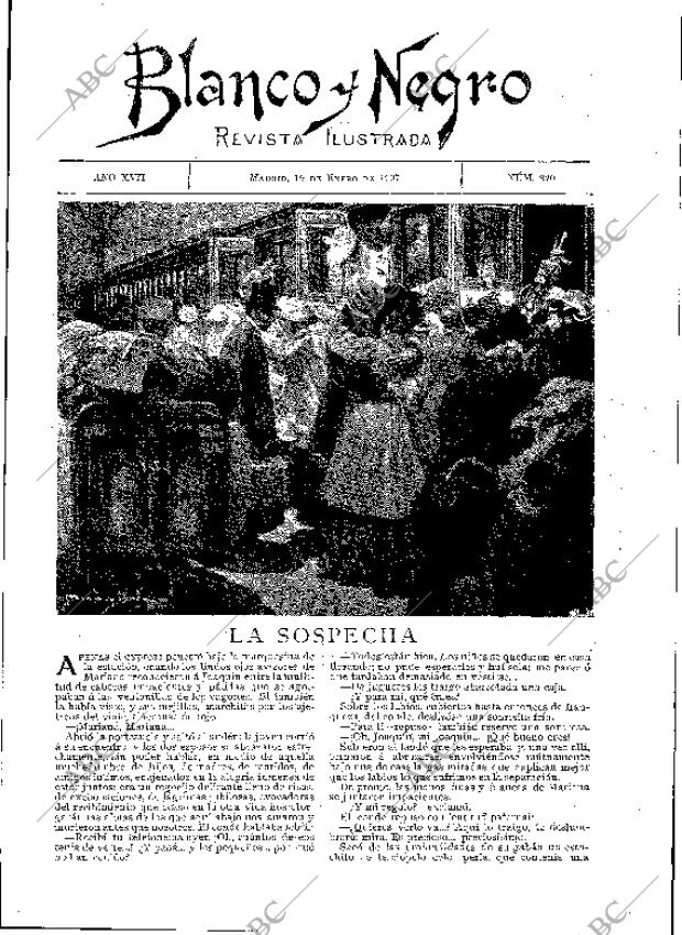 BLANCO Y NEGRO MADRID 19-01-1907 página 7
