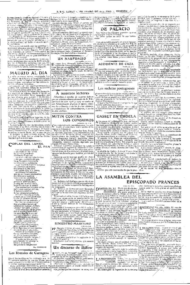 ABC MADRID 21-01-1907 página 2