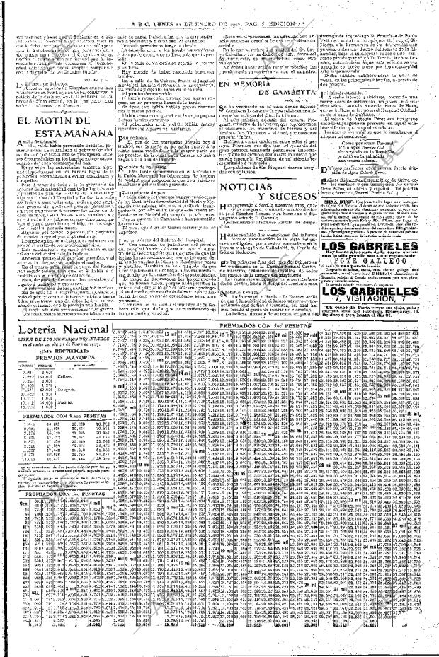 ABC MADRID 21-01-1907 página 5