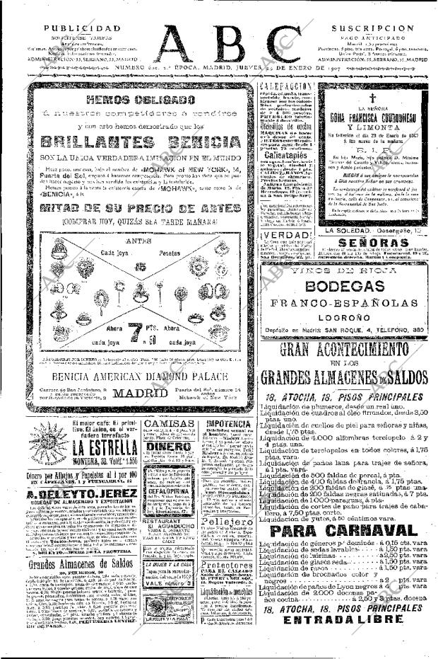 ABC MADRID 24-01-1907 página 6