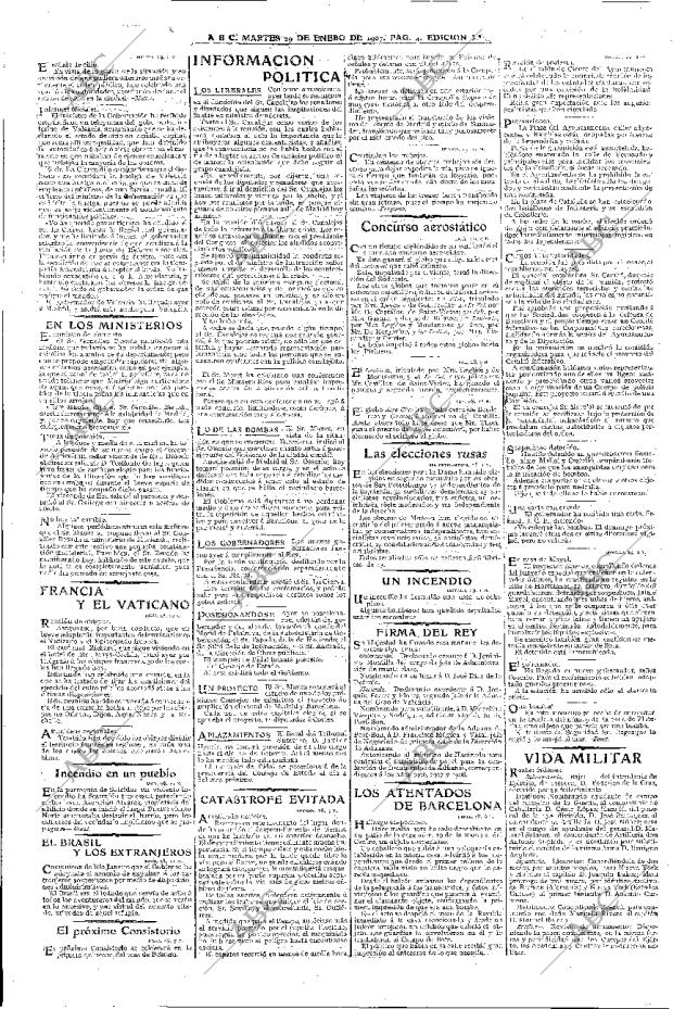 ABC MADRID 29-01-1907 página 4