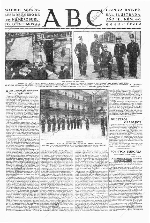 ABC MADRID 30-01-1907 página 1