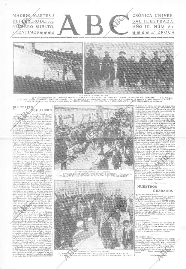 ABC MADRID 05-02-1907 página 1