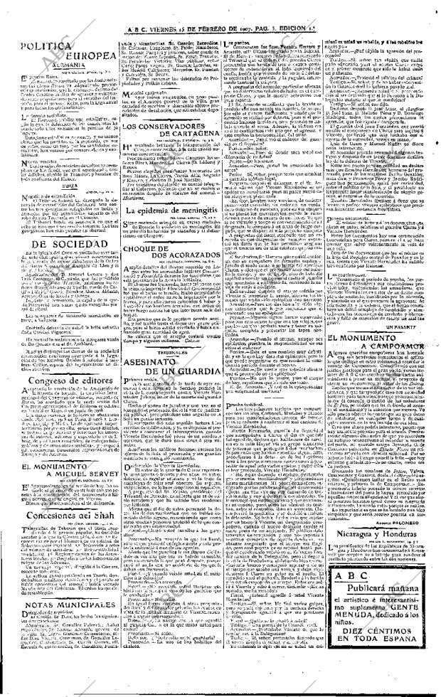 ABC MADRID 15-02-1907 página 3